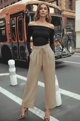 Pantalón pinzas dobladillo bajos