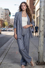 Blazer fit oversized lino