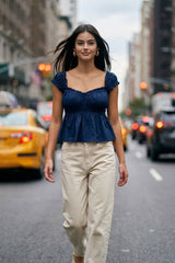 Blusa Mary manga corta