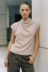 After Dark pleated blouse