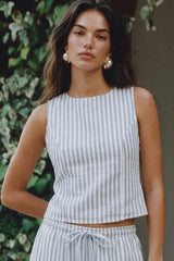 Lorde cut-out back blouse