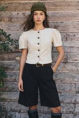 After Dark pleated blouse