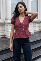 Blusa corta La Femme