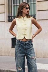 Blusa Crosby sin mangas
