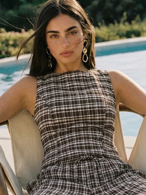 Lorde cut-out back blouse