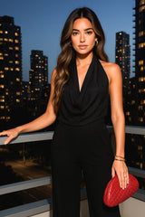 Blusa halter Icon de escote fluido