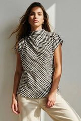 Blusa Maison cuello fluido