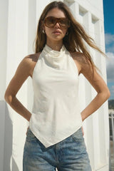 Blusa Monara asimétrica