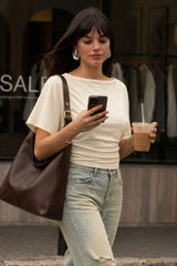 Toggle long-sleeved top