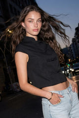 Blusa Pure cuello mao