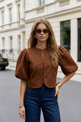 Blusa Stella manga globo