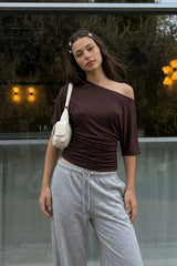 Camiseta Sabine asimétrica
