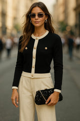 Cardigan Soft Charm contraste