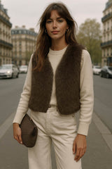 Chaleco Frozen Touch efecto pelo