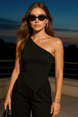 Crop top Lux escote espalda con nudo