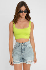Crop top tirantes