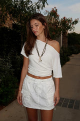 Falda mini cargo