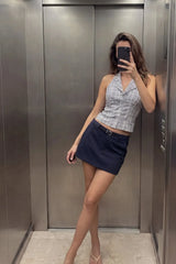 Falda pantalón con fajo