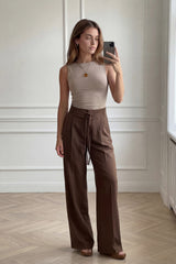 Pantalón doble cinturón