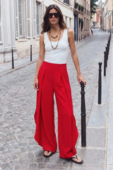 Pantalón fluido con aberturas