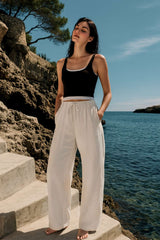 Pantalón pinza doble jareta