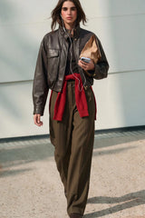 Wide leg dress pants
