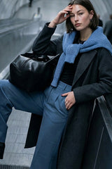 Pantalón vestir wide leg