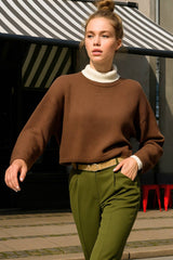 Sweater cuello redondo