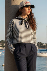 Sweater soft amplio rayas