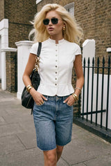 Top Aurora cuello mao