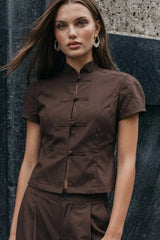 Top Babe cuello mao