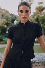 Top Babe cuello mao