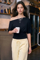 Top Corinne asimétrico