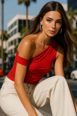 Top Grace de hombro descubierto