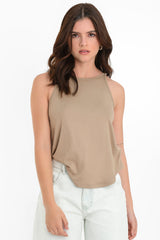 Top halter con tirantes