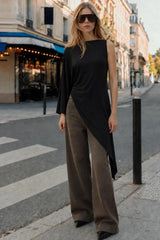 Asymmetric long top