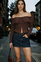 Top strapless tacto suave