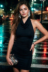 Vestido Anette cuello halter