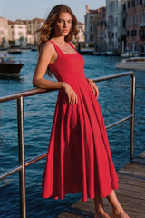 Vestido midi tirantes