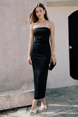 Vestido strapless Caelia