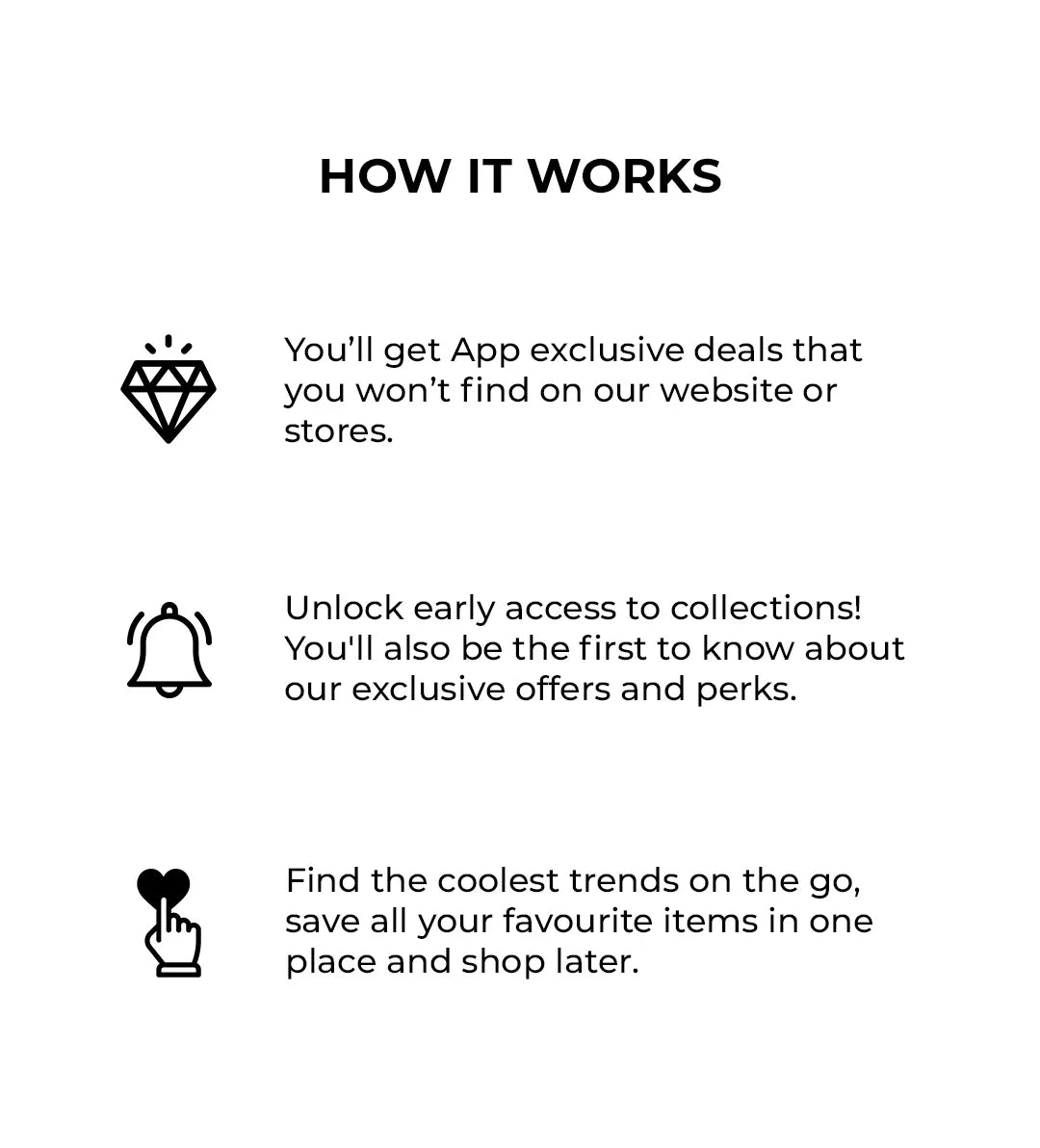Advantages of buying on the Highstreet app